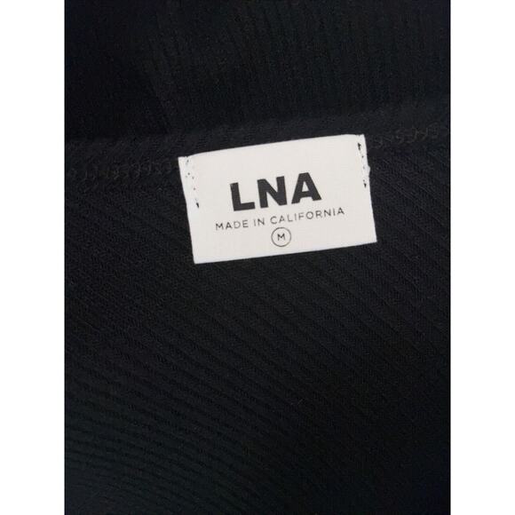 NWT LNA Free People Asymmetrical Sleeve Midi Length Dress Size M - Picture 8 of 10